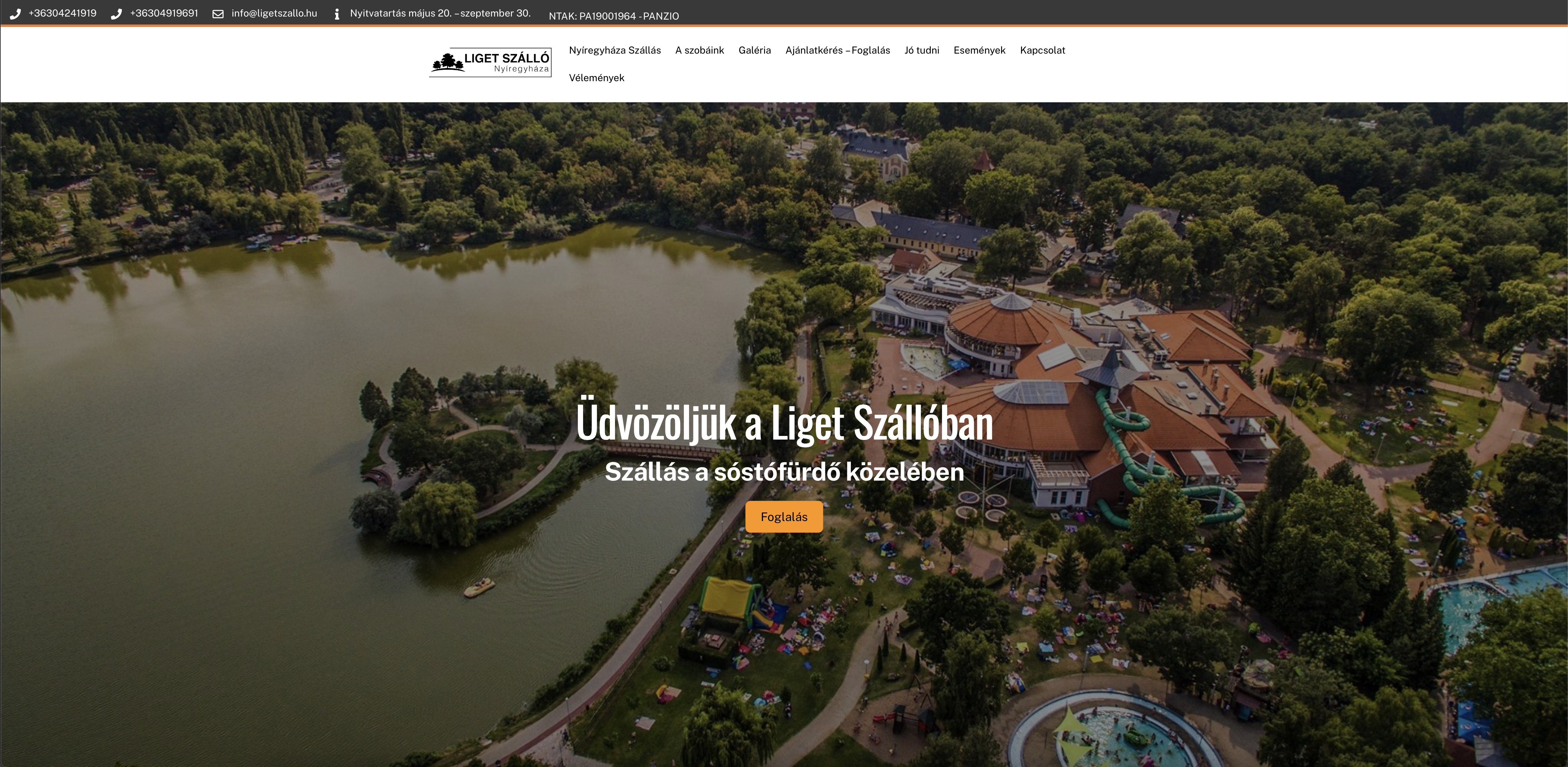 Liget szálló Nyíregyháza